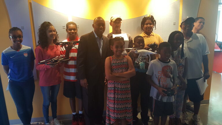 Mayor Turner at Summer Camp